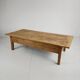 Antique 19th century French farmhouse oak coffee table
