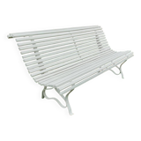 Banc de jardin ancien avec pieds en fer