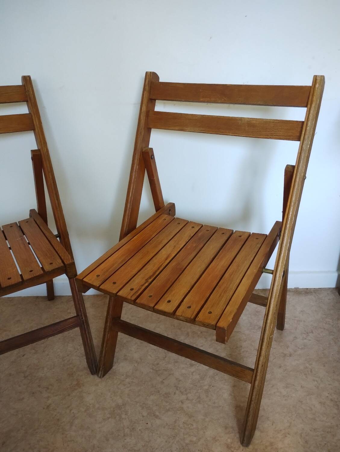 Vintage folding chairs
