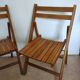 Vintage folding chairs