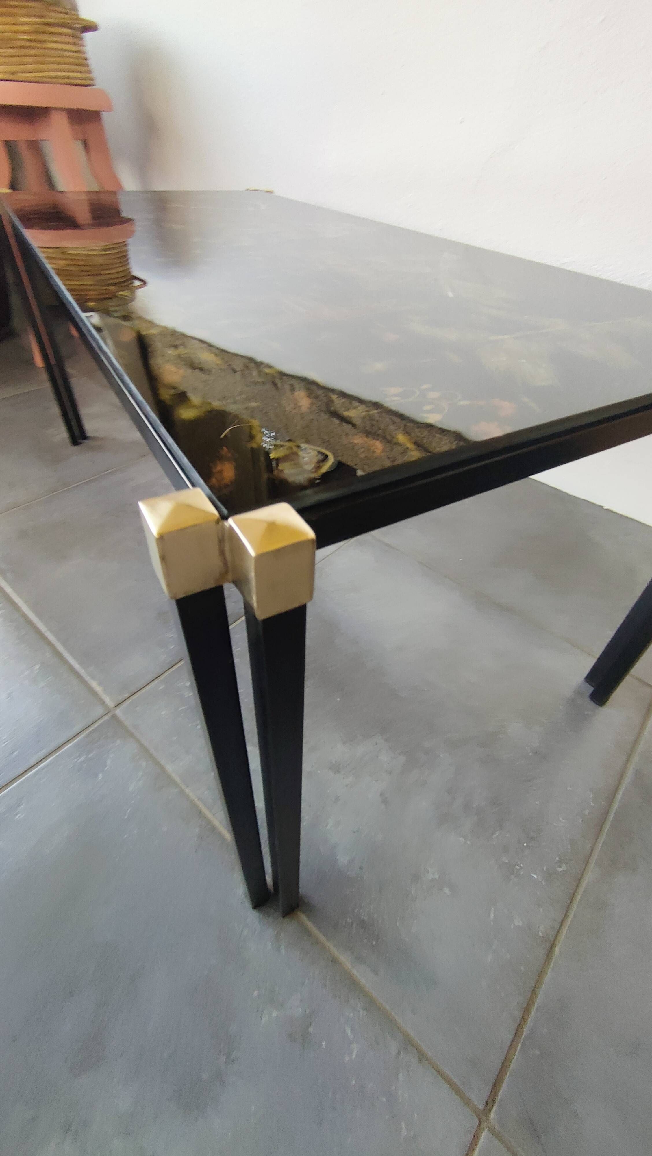 Coffee table signed lasco