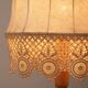Lampe de table en bois et textile de Suède