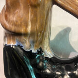 Fish pitcher signed Le Pouliguen