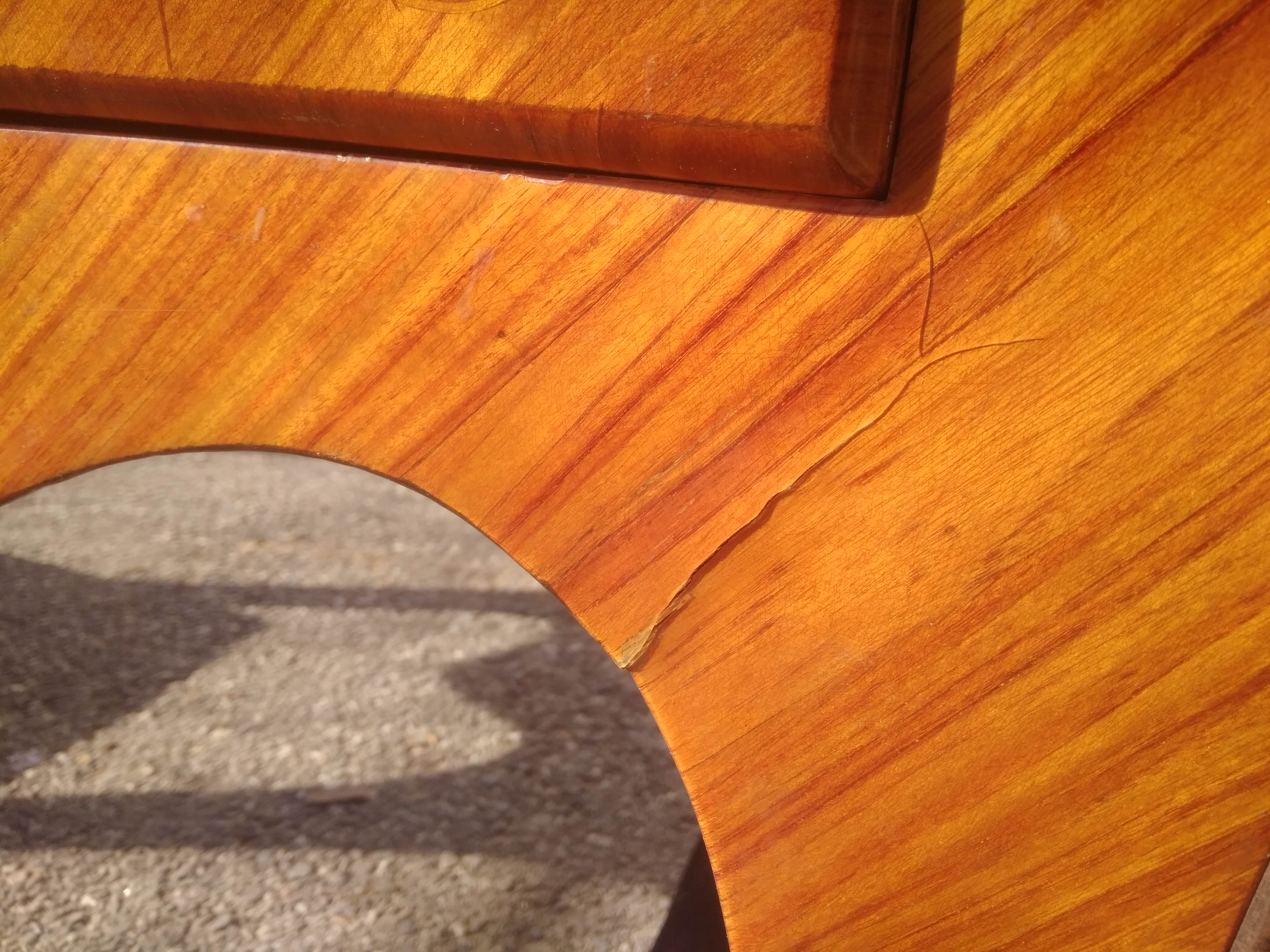 Curved 3-drawer Louis XV drawers from the 1950s