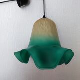 Blown glass chandelier