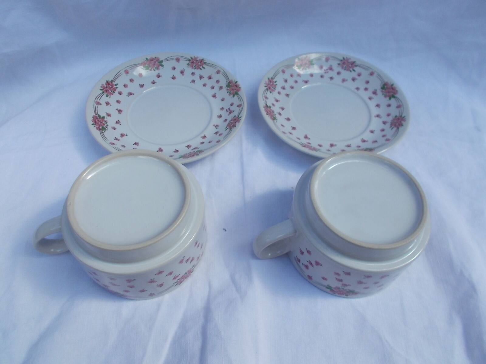 Duo cups flower décor