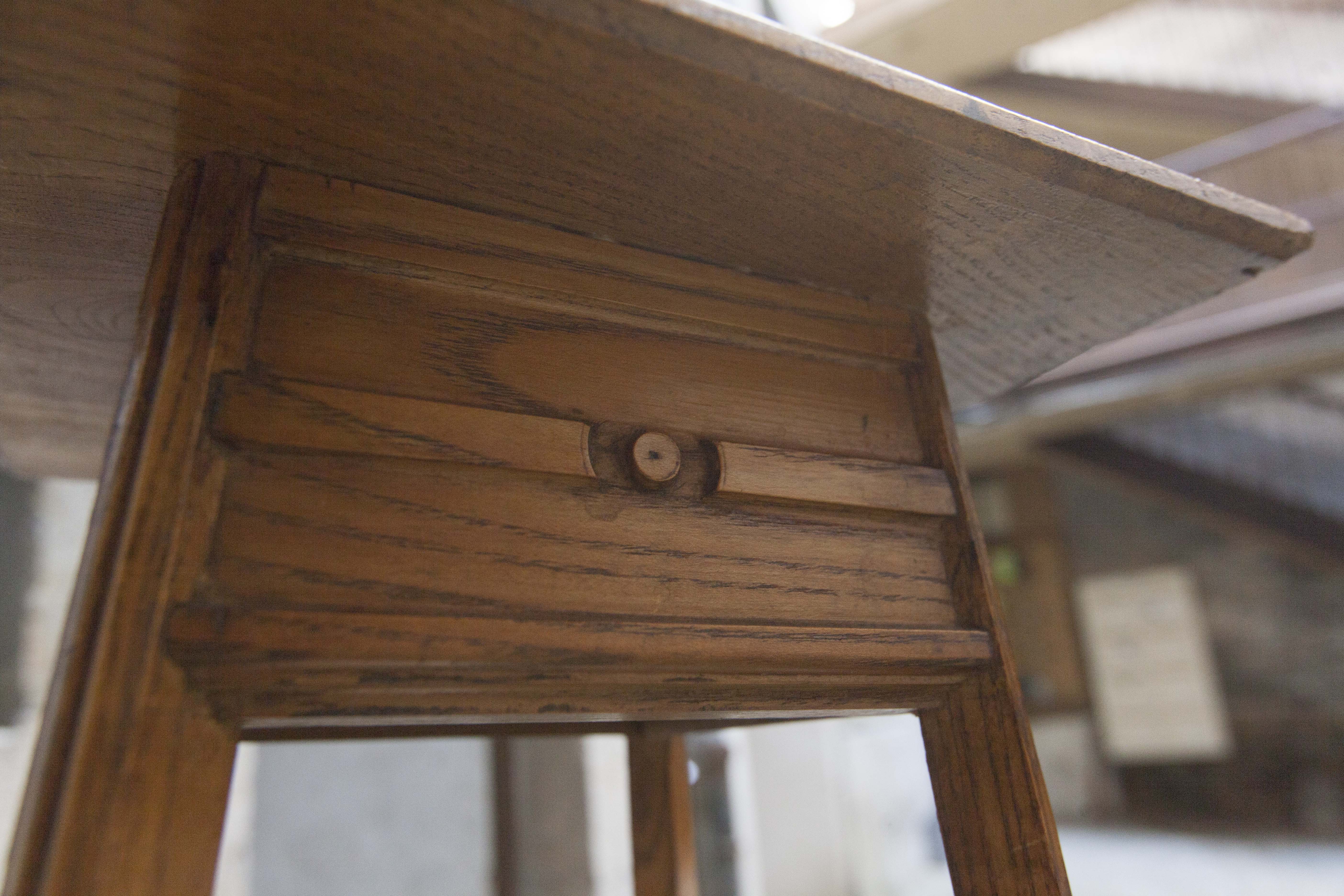 Wooden and ceramic sellette, 1920