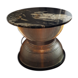 Holophane coffee table in black marble