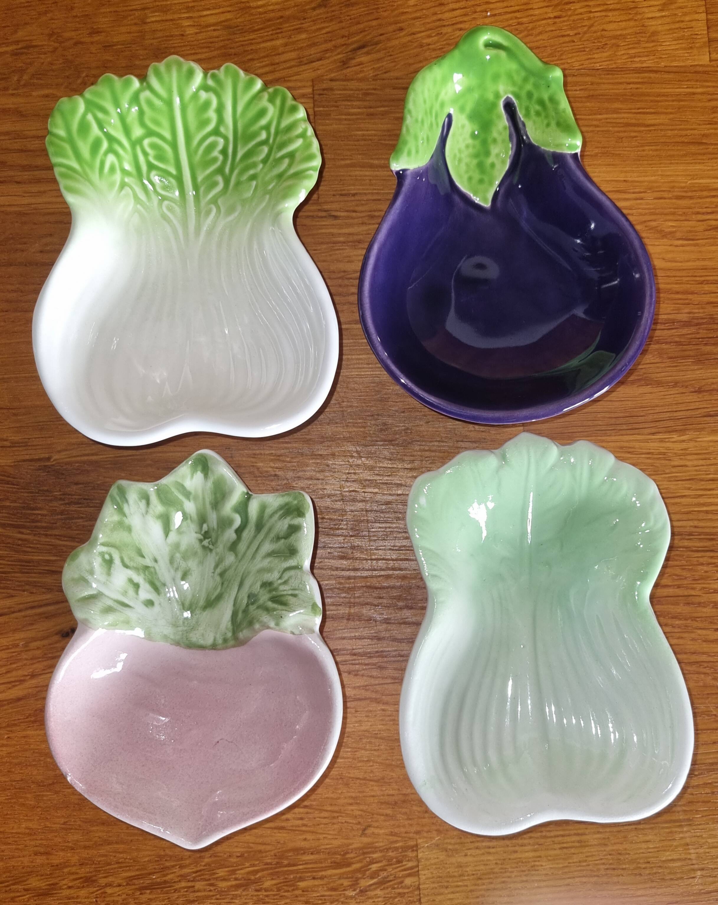 Ensemble de 4 coupelles Barbotine forme Légumes Gerber France