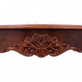 Mahogany console with marble top, France, circa 1880. After renovation.