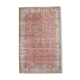 6x10 red classic floral vintage rug 314x197cm