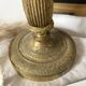 Bougeoir ancien en laiton 28 cm