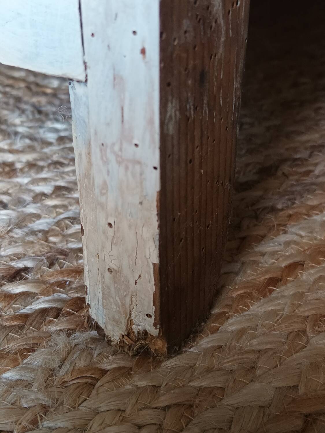 Haut buffet Parisien ancien patiné