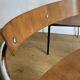 Pair of chairs design in wood and metal model "rio" by Pascal Mourgue