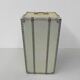 Aluminum clad chest, treasure chest