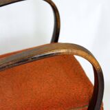 Czech Bentwood Lounge Chairs by J. Halabala for Up Závody, 1950s, Set of 2