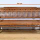 Antique colonial teak veranda bench – mid-20th century