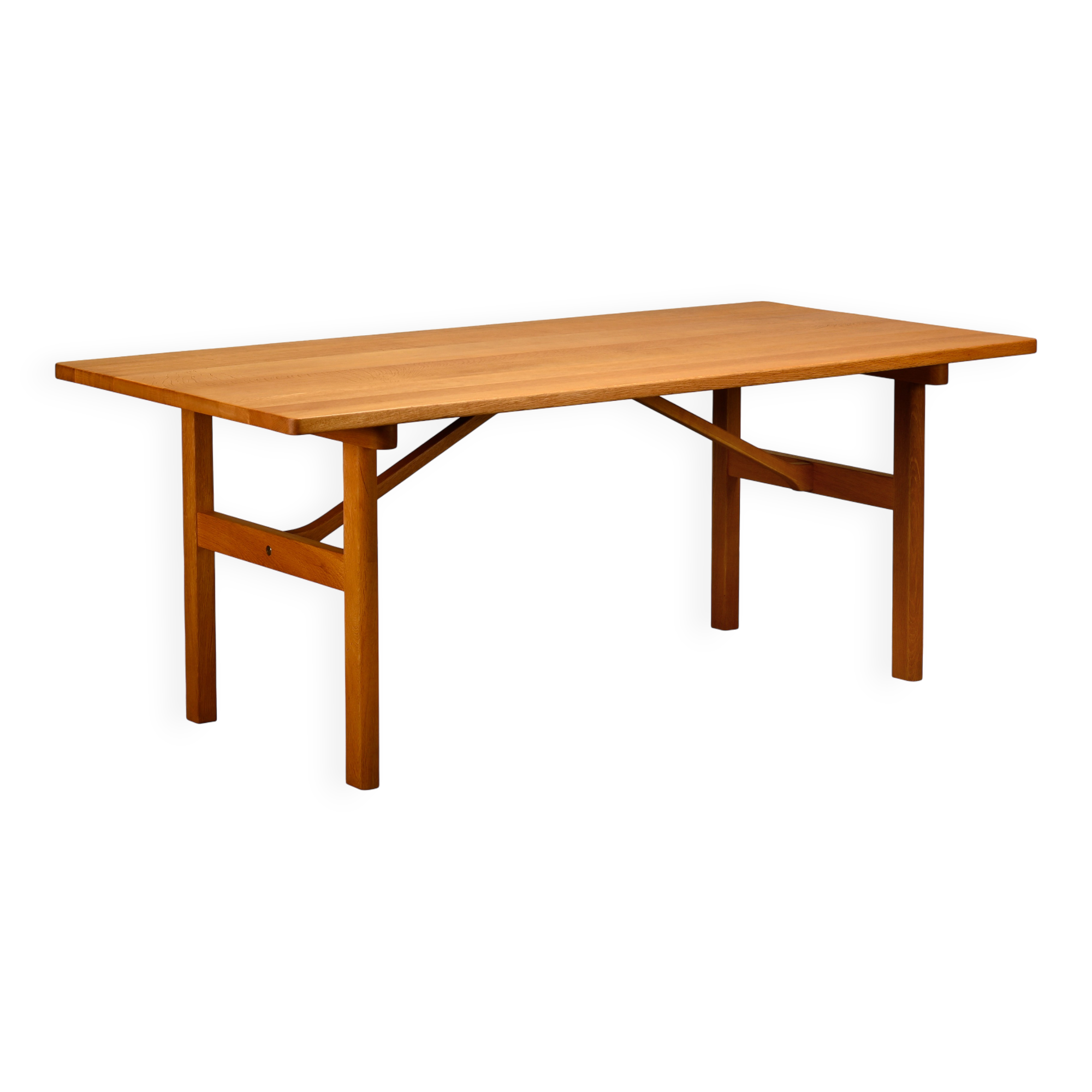 Børge Mogensen solid Oak Dining Table or Desk Model 6284 for Fredericia