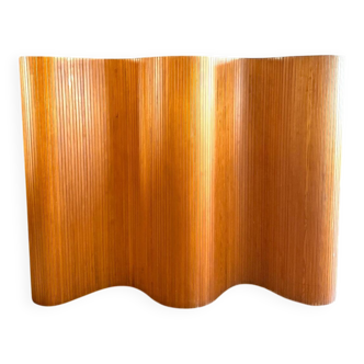 Baumann Sons & Company, large screen made of beech slats circa 1930-1940