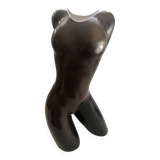 Patinated Bronze Sculpture Statue Signed S. Dali Female Body