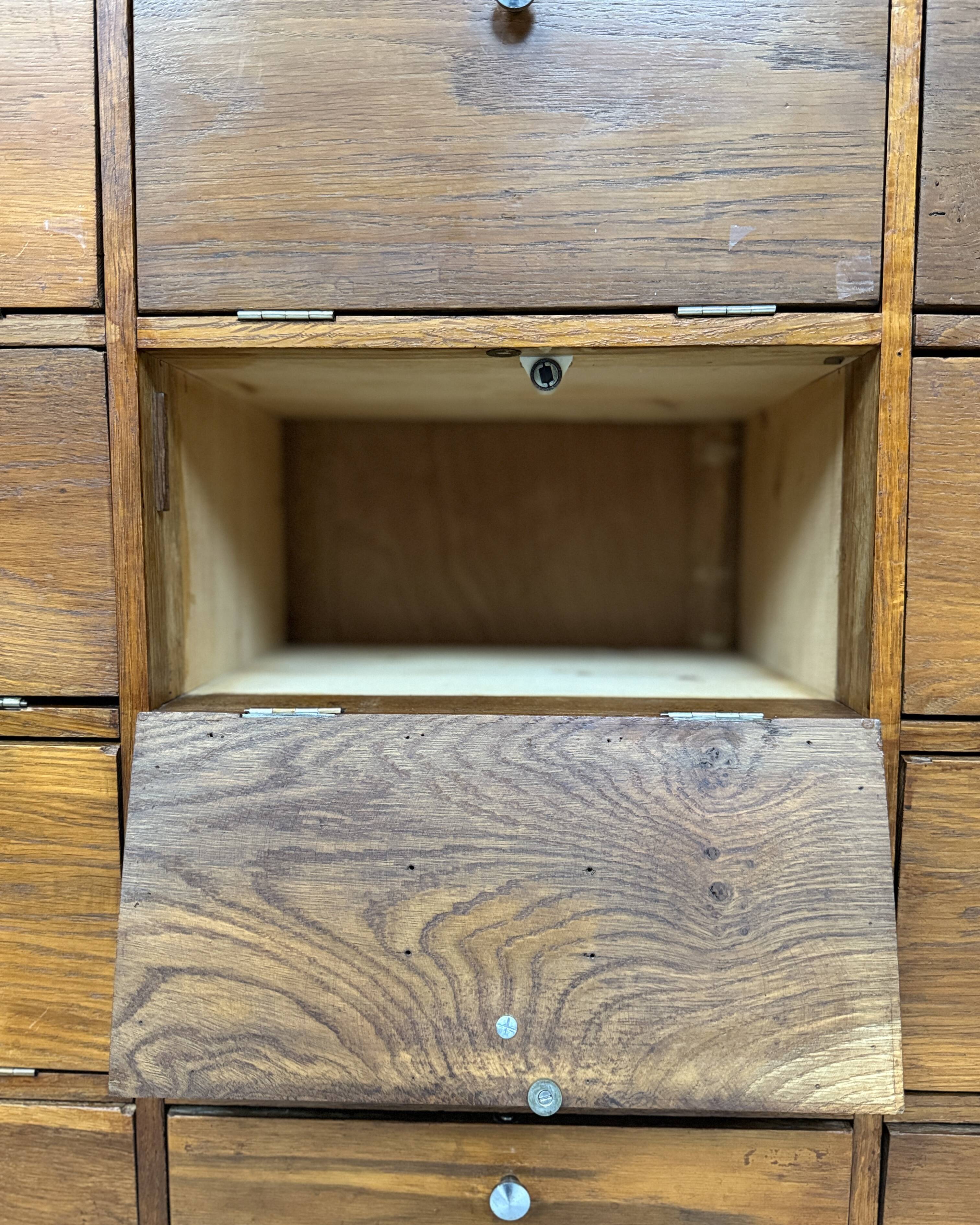 Large notary's cabinet with drop-leaf doors (renovated)