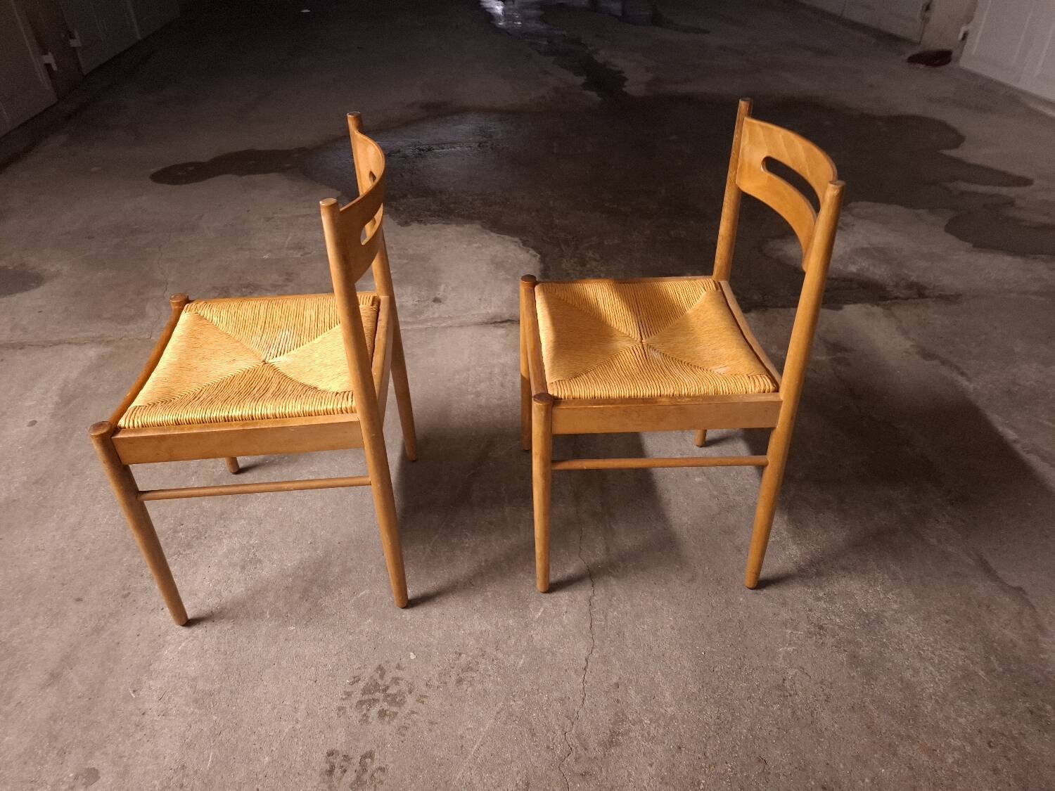 Set of two Dal Vera chairs from the 1970s, Italy.