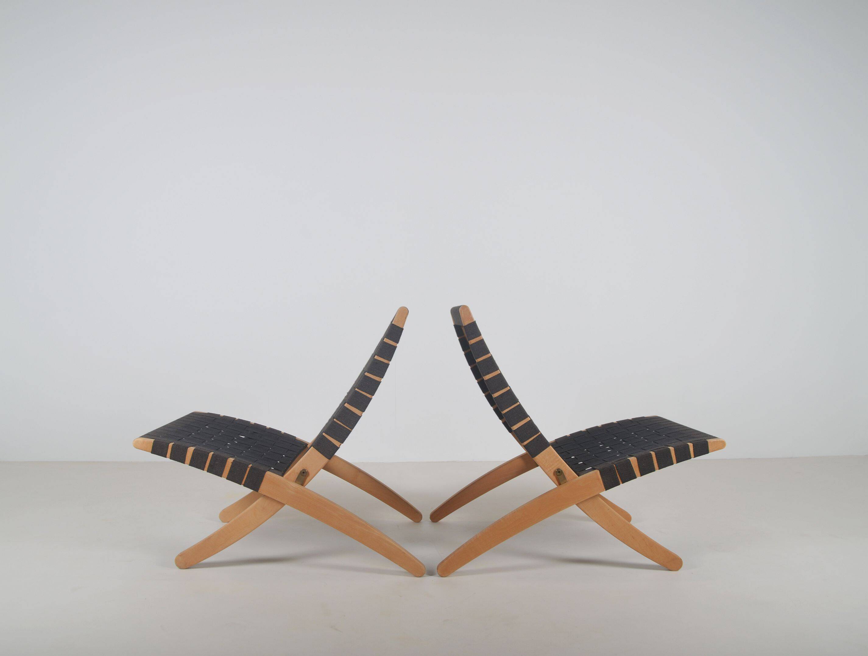 Set of Danish Cuba chairs designed by Morten Gøttler for Poul Jeppesen, 199