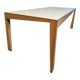 Vintage 200x90 asymetric legs Dutch design table Hennie de Jong 1980s