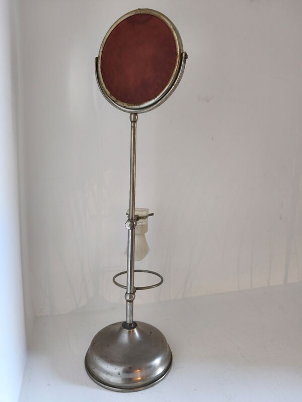 Miroir de rasage sur pied avec supports