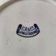 Set of 6 ironstone plates in shades of blue, late 19th to early 20th century.