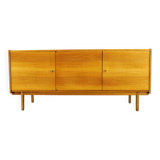 1960s Czechoslovakian maple veneer sideboard, high gloss finish