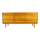 1960s Czechoslovakian maple veneer sideboard, high gloss finish
