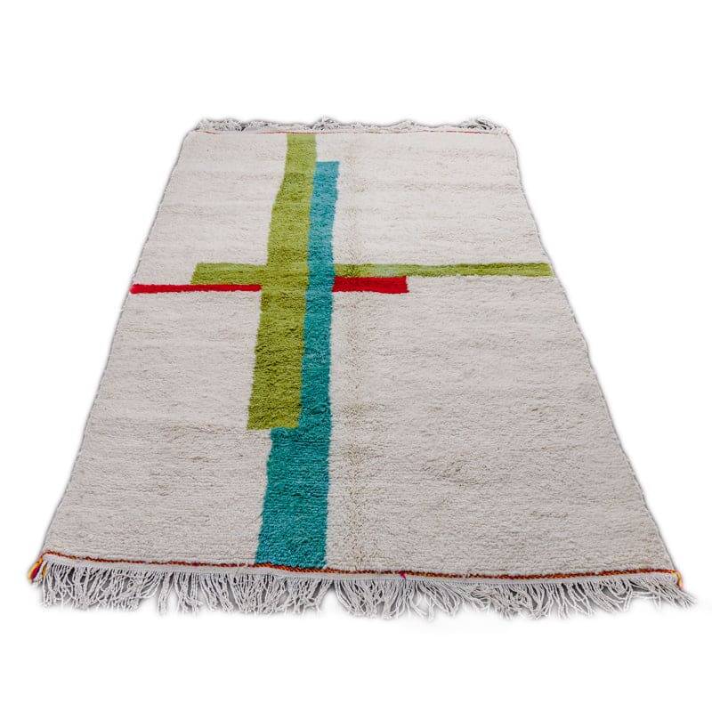 Tapis beni ouarine fait main traditionnel 250cmx150cm