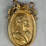 Pair of carved wooden medallions Louis XVI, 18th century