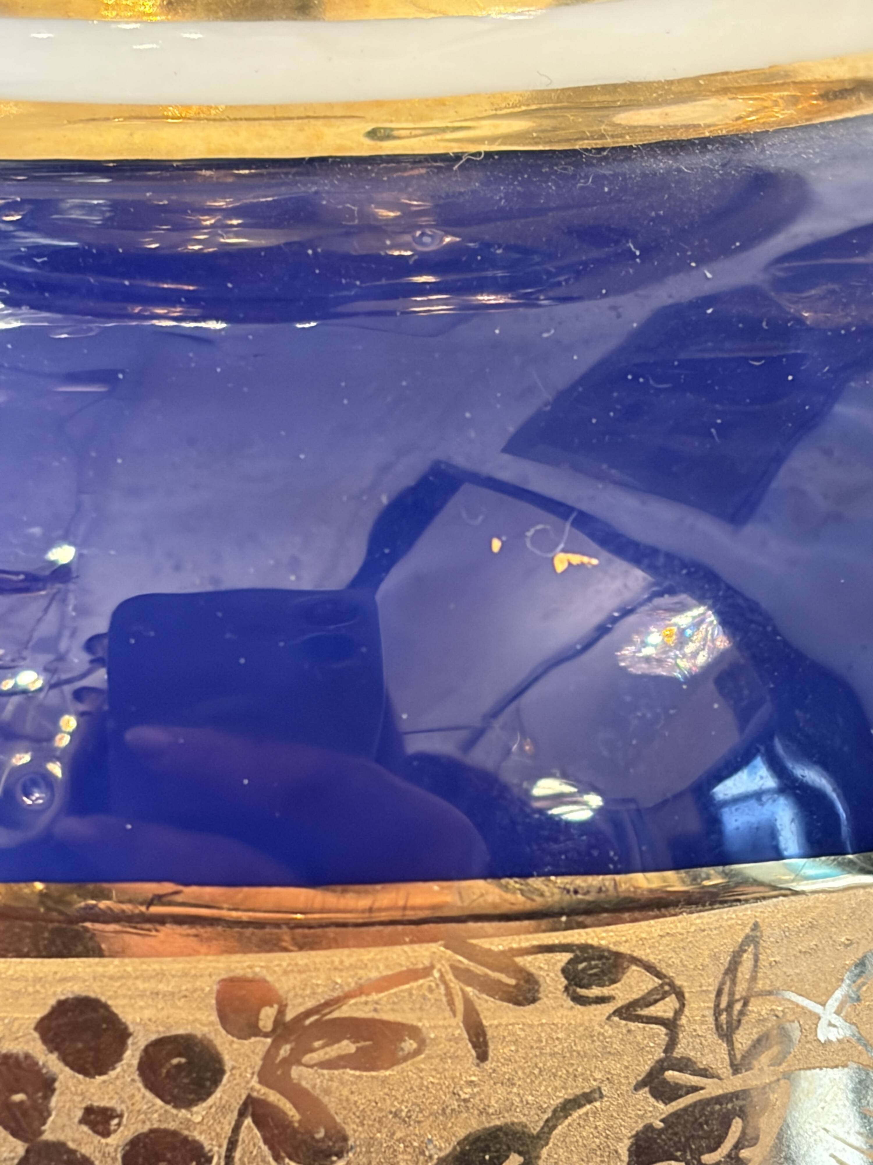 Rare Médicis vase porcelain from Paris - Le Tallec 1960