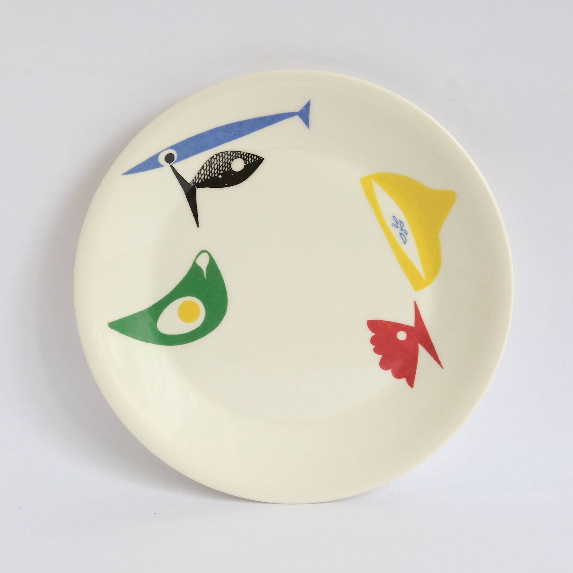 Set of 4 Figgjo Flint A La Carte Dessert Plates – MCM Norwegian Ceramics