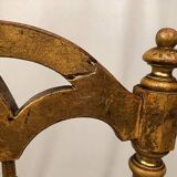 Napoleon III period gilded wood chair