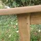 Antique oak bench