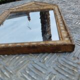 Antique Venetian mirror in gilded wood