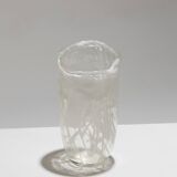 Vase de forme libre en verre lattimo, 1960s