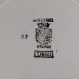3 assiettes creuses Digoin Sarreguemines