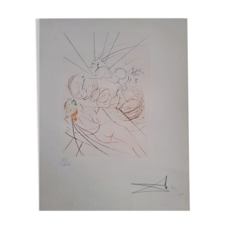 Dali lithograph the Adoration