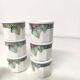 Lot of 8 Villeroy and Boch Pasadena porcelain egg cups with floral decoration