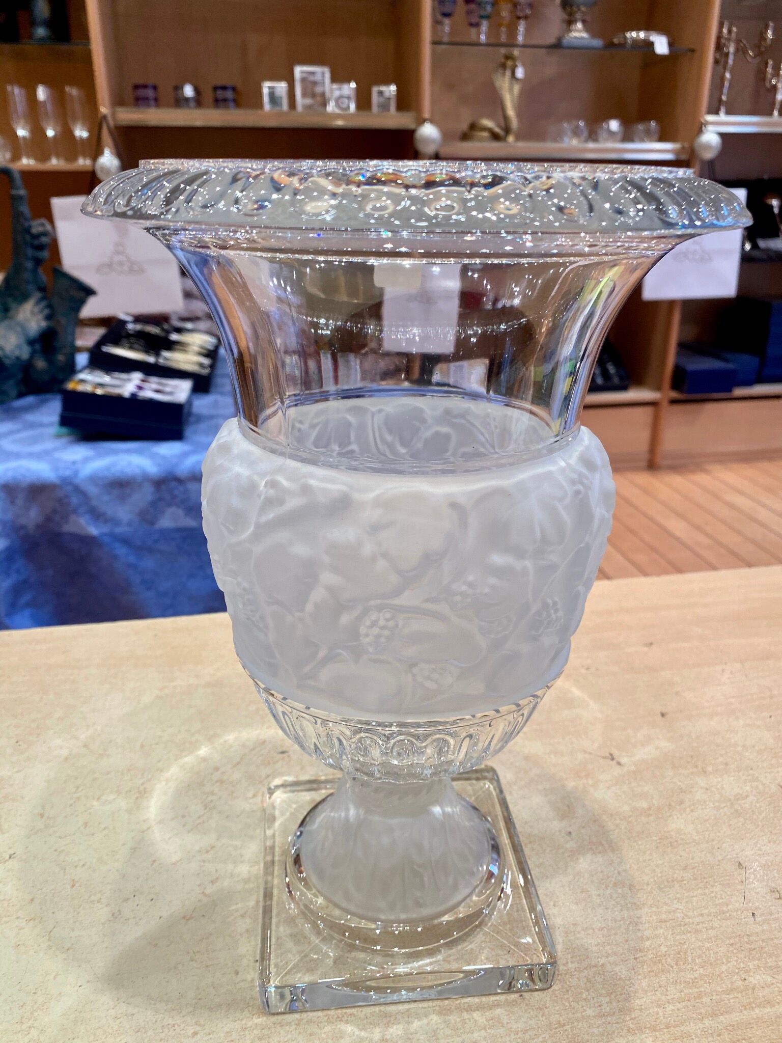 Vase Médicis en cristal