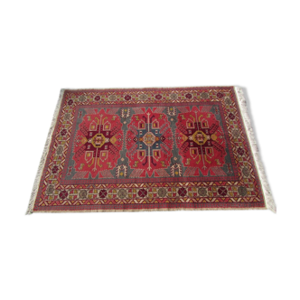 Old, handmade oriental wool rug, Dagestan, 150 x 105 cm
