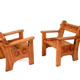 David Rosèn, pair of Berga armchairs for Nordiska Kompaniet, 1944.