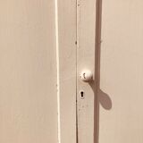 White patina glazed sideboard