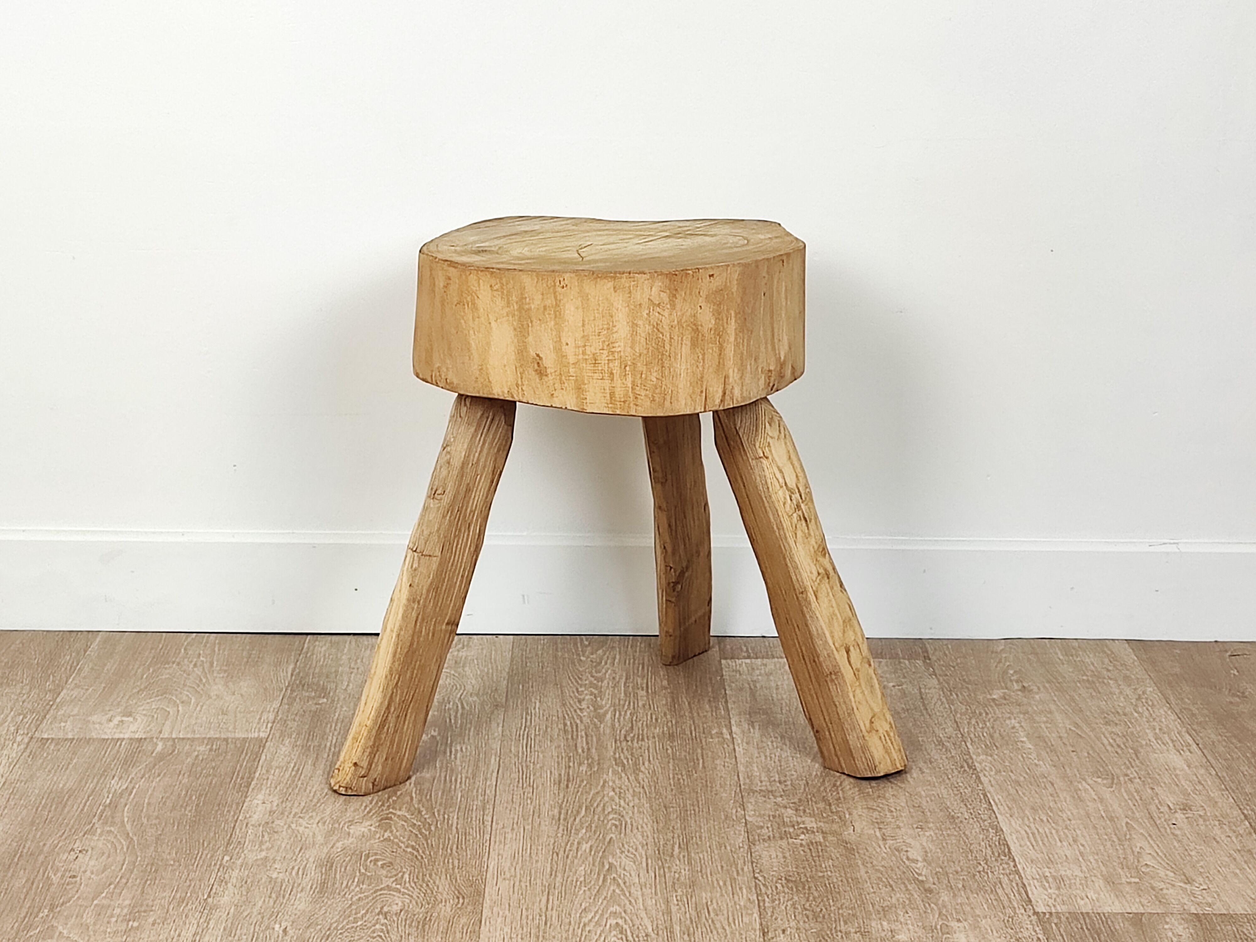 Brutalist tripod stool