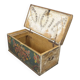 Folk art painted bridal chest
