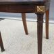 Chair canned 1900 marquetry and bronze louis XVI style
